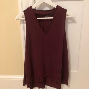 Alya maroon tank